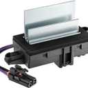 BDFHYK AC Heater Blower Motor Resistor 4P1516 Compatible with Silverado Trailblazer Avalanche Escalade Envoy Sierra Rainier Blower Control Module Replace 15-80567 89018778