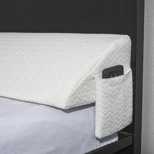 Vekkia Queen Bed Wedge Pillow for Headboard Gap/Mattress Gap Filler/Headboard Pillow/Bed Wedge Gap Filler,Stop Loosing Your Pillows (Queen(60"x10"x6"), White)