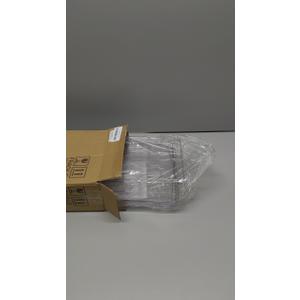 2 Tier Clear Organizer with Dividers for Cabinet, Shlef, Counter - MultiUse Slide-Out Storage Container - Kitchen, Pantry, Medicine Cupboard Bins, Bathroom, Vanity Makeup, Under Sink Organizing (8" W - 1 Set)