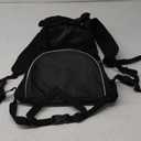 WOYYHO Pet Dog Carrier Backpack Small Dog Front Backpack Ventilated Mesh Dog Travel Back Pack with Safety Belt for Travel Hiking Cycling Outdoor Adventures (Size L: 10-14 lbs, Black)