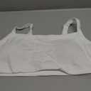 Hugcurve Women's Convertible Sports Bra Bandeau Strapless Tube Top Padded Wireless Yoga Workout, Size: Small (White)