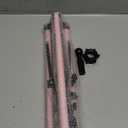 Pet Baby Mannequin Head Stand, Adjustable Wig Stand, Reinforced Metal Mannequin Head Stand for Cosmetology Hairdressing Training, Pink