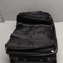 Rolling Garment Bag for Travel - Convertible Duffel Bag with Wheels & Shoes Compartment, Carry on Suit Luggage Bag with Trolley for Business Trip, Wedding, Weekender (Black)