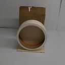 antiai Hamster Wooden Silent Wheel, 12 Inch Small Animal Exercise Wheel Accessories, Quiet Spinner Hamster Running Wheels Prevent Depression Toys for Hamsters, Gerbils, Mice and Other Small Pets (XL)