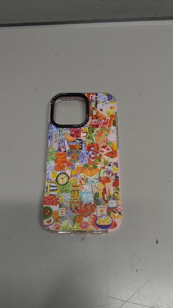 ChiCaseVer for iPhone 16 Pro Max Case, Gourmet Food Collage Pattern, Cute Soft Slim TPU Compatible with MagSafe, Military-Grade Drop Protection & Camera Protection for Women Girls