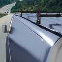 Universal Van Roof Rack 3 Bar Set, Black Van Roof Ladder Rack | Adjustable Length 41.5''- 70'', Fit for Chevy Express 1500 2500 3500 Ford Econoline GMC Savana Cargo Vans with Rain Gutter