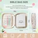 Bible Cover Case for Women, Bible Bags Large Quilted Bible Cover with Bible Study Supplies Accessories Church,Classroom,Campus,Neighborhood Association (Colorful,M/L)