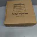 10-Pack Clear Fridge Organizer Bins with Lids, Stackable Refrigerator Storage Containers, BPA-Free with Drain Tray & Anti-Slip Base for Fruits, Veggies, Drinks