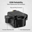 ​​NEWHOW 3-Pack Ignition Coil 300-8M0077471, 300-879984T01 for Mercury Optimax 75 90 115 125 150 200 225 250 HP, Replaces 339-879984T00, 8M0077471, Fits 30/40/50/60 EFI 4-Stroke & 2-Stroke Outboards