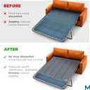 Meliusly Sleeper Sofa Support Board Twin Size (36x48) Heavy Duty Wood Sofa Bed Board for Pull Out Couch, Foldable Mattress Support Under Mattress Bar Shield, Sofa Bed Support, Folding Bed Board