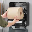 Tork Universal Natural Kraft 1-Ply Notched Paper Towel Roll H80, 800 Feet / Roll - 6/Case