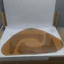 Coffee Table for Living Room Mid Century Modern Center Table with Glass Top and Wood, Brown/Walnut (36 Inch)