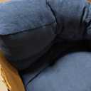 LANITI 24” Inch Extra Large Floor Cushions Tufted Floor Pillow for Adults Square Meditation Ultimate Comfort Oversized Pillows for Floor Cushion (Aqua), 1 Count