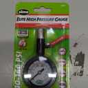 Slime 20491 Tire Pressure Gauge, Elite High Pressure Dial Gauge, Airlock Technology, Analog, 10160 psi