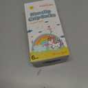 Toddler Grip Crew Socks With Grippers Boys Girls Kids 1-3/3-5/5-7T 6 Pairs (Rainbow)