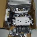 ELECTECK 12 Pack Standard Decorator Electrical Wall Receptacle Outlet, 15A 125V, 2 Pole 3 Wire, Non-Tamper Resistant, Wallplate Included, Residential and Commercial Use, UL Listed, White