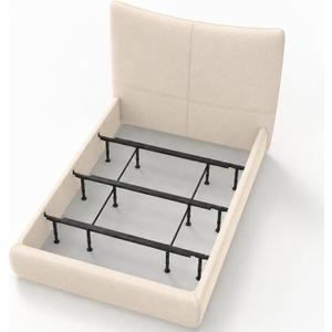 Bed Frame Support System, 12 Legs & 3 Cross Rails, 1000LB