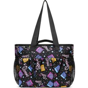 Bingo Tote Bag with Pockets for Daubers and Accessories