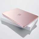 Soonjet Invisible Armor for MacBook Neo Case 13 inch 2026 New A3404 | Official Blush Clear | Anti-Scratch & Fingerprint | Pink Laptop Cover Protective Hard Shell | Mac Accessories Student & Travel