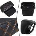 Chopped Razor Tour Pack Backrest Pad for Harley Touring Road Glide Road King Street Glide Electra Glide Road King 2009-2025 Chopped Tour Pack Universal All-Season Rear Back Support Pad Orange