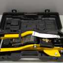 YELLOW JACKET Floor Jack 3 Ton Full Aluminum Ultra Lightweight Low Profile Hydraulic Racing Car Jack with Dual Pumps Quick Lift and Foot Pedal for Auto Repair, 6600 lbs Capacity