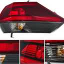 labwork Right Side Outer Tail Light Replacement for Nissan Rogue 2017-2019 Rear Tail Lamp Assembly 265506Fl0A 265506Fl0C