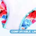 Snowheart Girls Swimsuit One Piece Bathing Suit Kids Quick Dry Shoudler Ruffle Floral Swimwear for 3-12 Years Old (4-5T, Multicolor White)