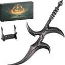 Elden Rings Black Blade,7.09 Inch Metal Craft Equal Scale Reduced Model, Best Choice of Collection Lovers, Exquisite Ornament for Computer Desk, Good Gift for Him/Her