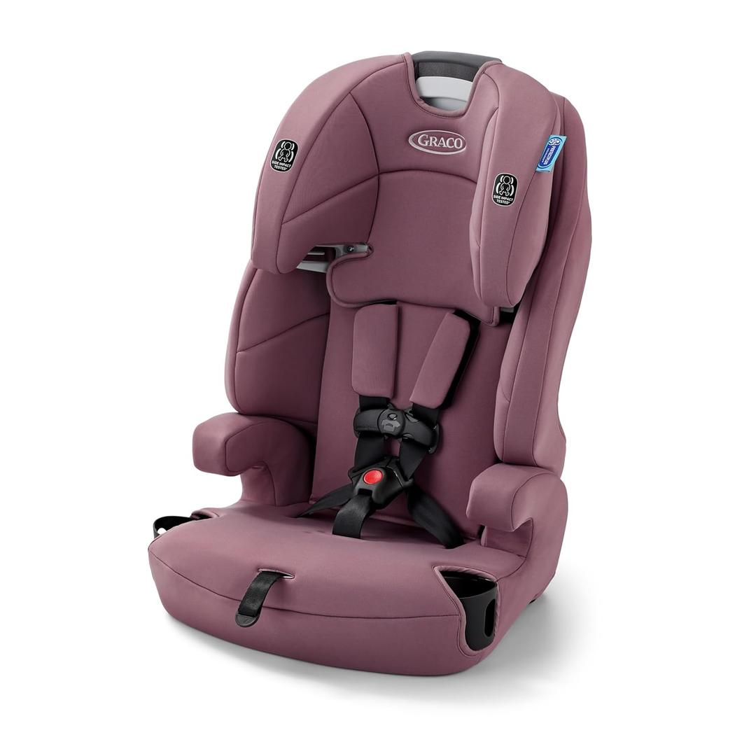 Graco Tranzitions 3-in-1 Harness Booster Car Seat, Forward Facing Car Seat, Highback, to Backless Booster, Eloise (Eloise 2.0)