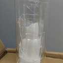 48 Pack Glass Cylinder Vases 4,6,8,10 Inch Tall Clear Flower Vase Hurricane Floating Candle Holder for Table Centerpiece Wedding Home Decor