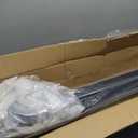 Muzata 15-20FT Modular Black Side Mount Cable Railing Kit 42 Inch 4 Level Post Kit Complete Set Cable Railing System for Decks Length Adjustable with Paper User Guide (No Handrail) RWF2 BH4L