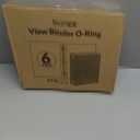 SUNEE 1/2 Inch Binders 3 Ring 6 Pack, 3 Ring Binders Half Inch Clear View PVC-Free (Fit 8.5x11 Inches) for School Binder or Office Binder Supplies, Classic 6 Colors