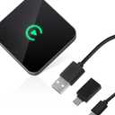 Wireless CarPlay Adapter,Convert OEM Wired to Wireless Car Play Dongle Fit for Cars 2015+ & for Apple iPhone iOS 10+,Innovative Seamless Control Plug & Play