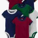 Simple Joys by Carter's Baby-Boys 6-Pack Short-Sleeve Bodysuit 9 Months