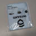 INFILAND Rotating Case for iPad Air 11 Inch M3 2025 / M2 2024, iPad Air 5th Generation/4th Generation 2022/2020 10.9 Inch 360 Cute Glitter Cover with Clear Back, Pencil Holder (Blue)