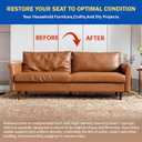 High Density Upholstery Foam Cushion - 4" Thick x 24" x 72", Gel Memory Foam Support Padding for Seat Cushion Replacement, DIY Projects, Sofa Mattress Support, 72" X24"x4