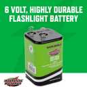 Interstate Batteries 6V HD Lantern Flashlight Battery (6-Pack) 6 Volt 7000 mAH Square Shape Beam Light (Spring Terminals) Camping, Hiking, Household, Lamps, Outdoors (DRY1403)