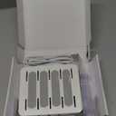 Charging Station for Multiple Devices - 4-Port 20W PD USB-C Charger for iPhone iPad Smartphones Tablets (White)