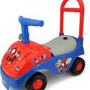 Kiddieland Spidey Ride-On Foot-to-Floor Vehicle with Foldable Handle, Interactive Dashboard Sounds & Toy Phone, for Toddlers 1236 Months, 55 lb Limit, Large