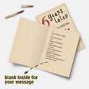 2 x Happy 6 Year Anniversary Card for Girlfriend Boyfriend, Sixth Wedding Anniversary Card for Wife Husband, Romantic Six Year Love Cards Gift for Him Her, Sweet Marriage Milestone Gift
