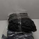 Black Pillow With Polyurethane Foam Inside Pieces