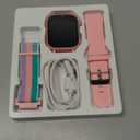 Yiphun 4G Kids Smart Watch with GPS Tracker, Video Call, Texting, and Phone Calls, Smart Watch for Kids with SIM Card, School Mode Alarm Clock SOS Alerts, Watch Gift for Age 412 Girls, Pink