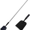 BARAYSTUS Flat Shovel with Adjustable Handle, 59 in Floor Scraper, Ice Scraper, Garden Cleaning Scraper, Ice Chopper, Snow Shovel, Multifunctional Weed Remover Tool for Walkway Driveway