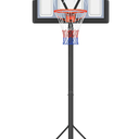 Basketball Hoop Outdoor 10ft Adjustable, Portable Basketball Hoop Goal System for Kids Youth and Adults in Backyard/Driveway/Indoor, 44 Inch Shatterproof Backboard and Larger Base
