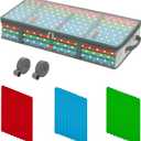 GONGKANGYUAN Christmas Wrapping Paper Storage Bag  Clear 31.517.35.5 in Organizer Fits 30 Rolls, Includes 30 Color Wrapping Paper Roll Holder + 2 Compression Straps, Under Bed Poster Holder