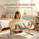Toddler Desk, Floor Desk Height Adjustable and Tiltable