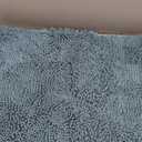 Bathroom Rugs Chenille Bath mat 2 Piece Set, Super Absorbent, Strong PVC Non Slip Backing, Bath mats for Bathroom, Plush Shaggy, Thick, Machine Washable, Bathtub, Toilet .(Medium Blue)