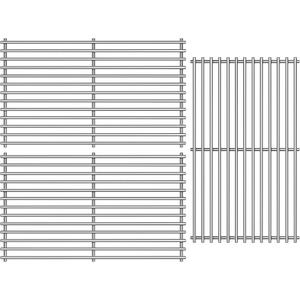 (3-Pack 16 3/8" Stainless Steel Cooking Grid Grates Replacement Grill Parts for Uniflame GBC1030W GBC1030WRS GBC1030WRS-C, GBC1134;for Backyard BY14-101-001-099, GBC1449W-C, GBC1449WBS-C