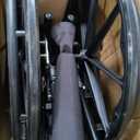 Drive Medical Silver Sport 1 Folding Transport Wheelchair - Lightweight Mobility Support - Full Armrests - Removable Swing-Away Footrests - Durable Steel Construction - Compact Folding Frame - Black