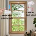 Vertical Window Lock- for 18 inch to 30 inch Window Safety BarsCan be Used as a Security Window Lock